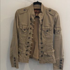 Twill 22 jersey lined military jacket